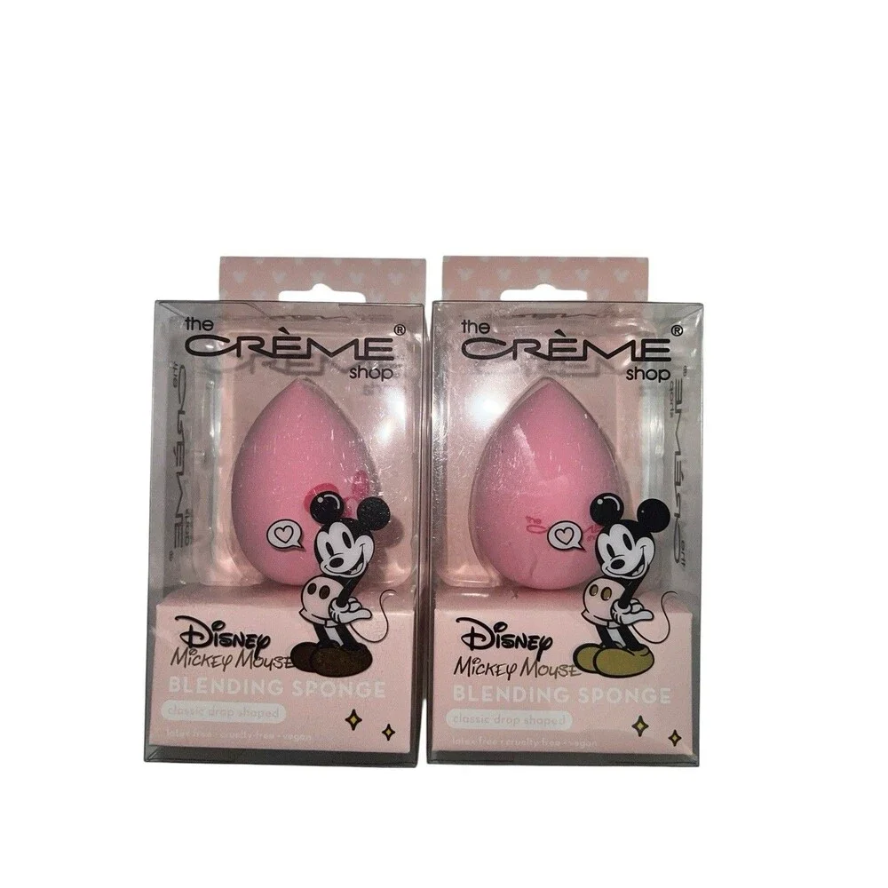Creme Shop Disney Mickey Mouse Makeup Blending Sponges Set Of 2 Drop Shaped